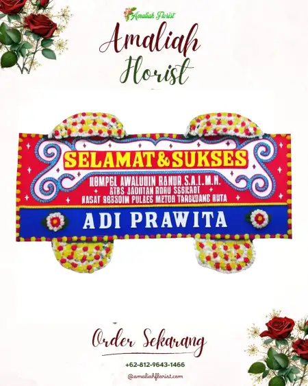 Papan Bunga Ucapan Selamat Dolopo